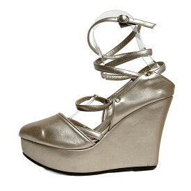 【新着】【中古】JESUS DIAMANTE(ジーザスディアマンテ) サンダル ピンクゴールド