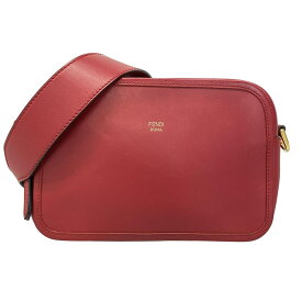 【新着】【中古】FENDI(フェンディ) キャム カメラバッグ ショルダーバッグ レッド レザー