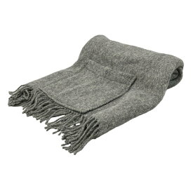 【中古】LAPUAN KANKURIT(ラプアンカンクリ) マフラー グレー ウール