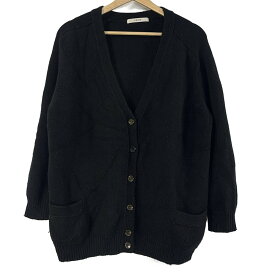 【中古】LOHEN(ローヘン) カーディガン 長袖 黒
