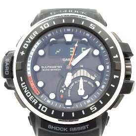【新着】【中古】CASIO(カシオ) G-SHOCK/ガルフマスター 腕時計 電波/マルチバンド6 黒