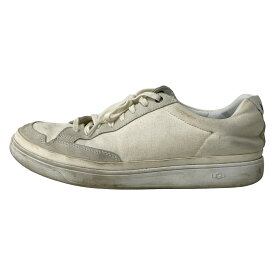 【新着】【中古】UGG(アグ) サウス ベイ スニーカー スニーカー アイボリー×ライトグレー レザー