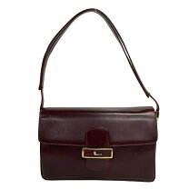 75訳あり LANCEL PARIS ショルダーバッグ レザー ダーク黒 2026年最新 