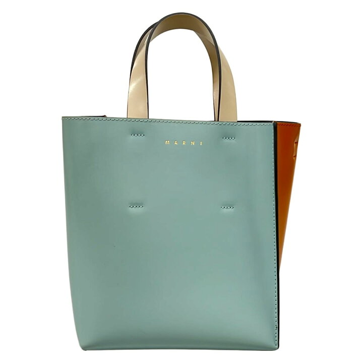 楽天市場】【中古】MARNI(マルニ) ミュゼオ トートバッグ ライトブルー 