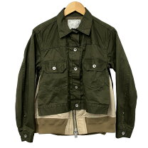 楽天市場】sacai（カラーカーキグリーン）（コート・ジャケット 