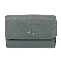 楽天市場】coach 三つ折り財布 ブルーの通販