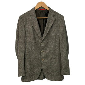 【新着】【中古】ISAIA(イザイア) ジャケット ベージュ×ダークブラウン