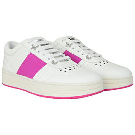 ジミー チュウ JIMMY CHOO レディース スニーカー シューズ HAWAII/F ADD 38 WHITE/FUCHSIA ホワイト