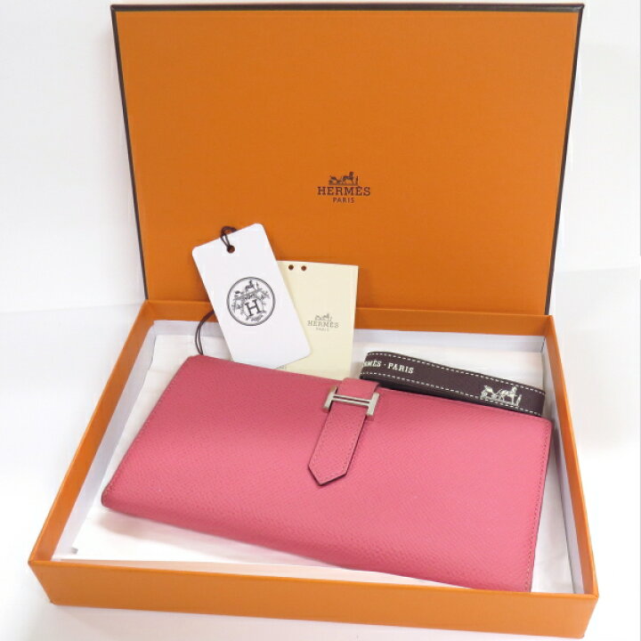 楽天市場】美品 良品 エルメス HERMES ベアンスフレ 長財布 ベアン  