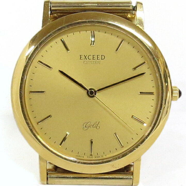 楽天市場】シチズン エクシード CITIZEN EXCEED K18 金無垢 メンズ 