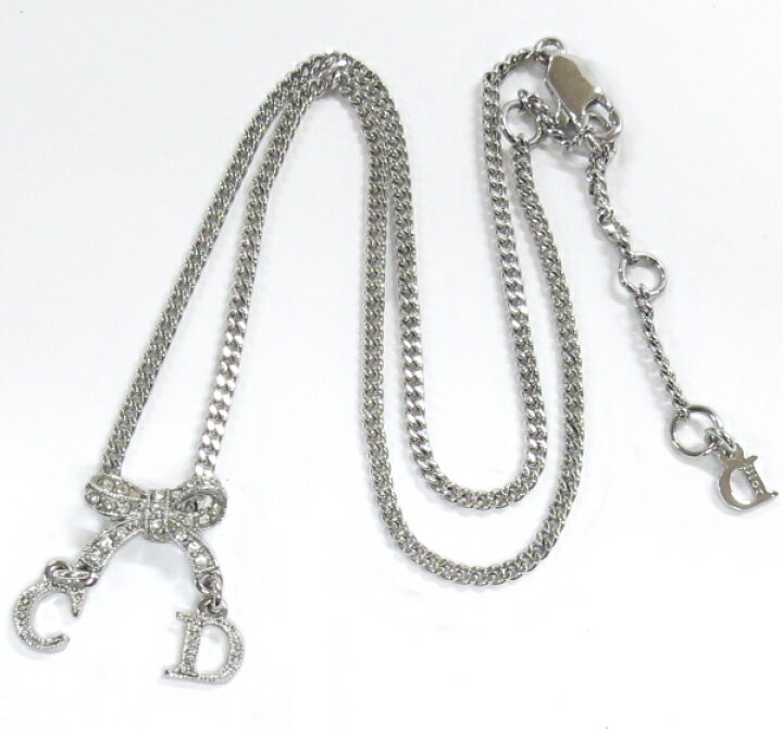 Dior リボンネックレス C&D 美品