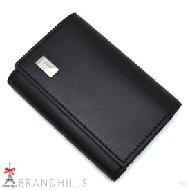 ダンヒル キーケース 6連 メンズ サイドカー レザー ブラック 19F2F50AT001R Dunhill 未使用品 【中古】