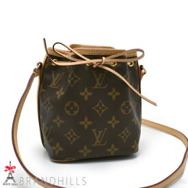 ルイヴィトン ショルダーバッグ レディース ナノ ノエ モノグラム ミニバッグ M41346 LOUIS VUITTON ほぼ未使用 【中古】