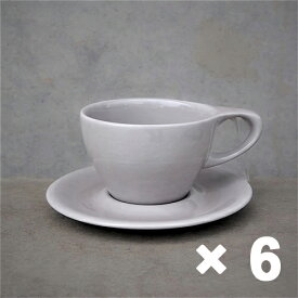 notNeutral ノットニュートラル LN Latte Cup & Saucer ラテカップ＆ソーサー 8oz 8オンス Light Gray ライトグレー 6客セット