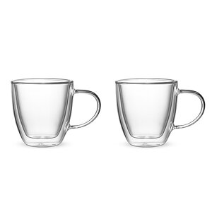BIALETTI �r�A���b�e�B �_�u���E�H�[���O���X �J�v�� 160ml 2�Z�b�g
