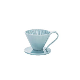 CAFEC 磁器フラワードリッパー CUP1 Blue【紫陽花】 CFD-1BL 1杯用