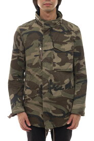 nonnative フィールドジャケット ノンネイティブ NN-J3001 TROOPER JACKET COTTON ARMY CLOTH WITH WINDSTOPPER 2L CAMO ウィンドストッパー フード付き 迷彩・カモフラージュ柄 M-65 ミリタリー 【中古】