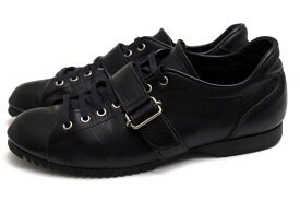 COMME des GARCONS ローカットスニーカー コムデギャルソン PT-K107-001-1-2 Homme Plus オム プリュス 牛革 ストラップシューズ 【中古】