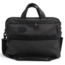 TUMI ビジネスバッグ トゥミ 26108AT2E Organizer Portfolio Brief オーガナイザー ポートフォリオ ブリーフ 日本限定カラー Anthracite アンスラサイト 2WAY ショルダーバッグ 定番 【中古】