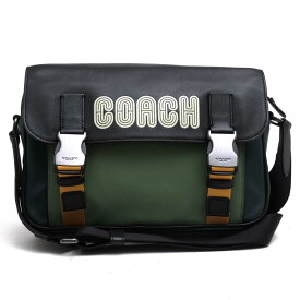 COACH ショルダーバッグ コーチ C6657 Track Crossbody Bag In Colorblock With Coach Patch スムースカーフ 牛革 カラーブロック クロスボディ ボディバッグ ユニセックス 男女兼用 【中古】