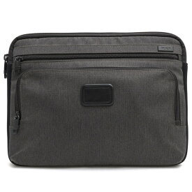 TUMI セカンドバッグ/クラッチバッグ トゥミ 26165AT2 Large Laptop Cover ラージ ラップトップカバー 一部牛革 Anthracite アンスラサイト PCケース ノートPC収納可 【中古】