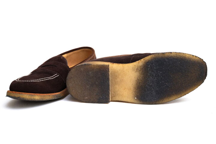 楽天市場】Loake コインローファー ローク R436DK/TS 牛革 クレープ  