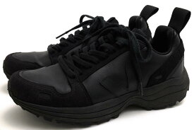 VEJA ローカットスニーカー ヴェジャ VN122315 HIKING STYLE VEGAN SUEDE BLACK TRANSPARENT Rick Owens リックオウエンス サステナブル 【中古】