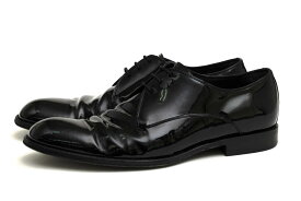 Dior HOMME ビジネスシューズ ディオールオム 11HBM 牛革 ダービーシューズ プレーントゥ レザーソール 【中古】