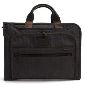 TUMI ビジネスバッグ トゥミ 26110EG2 ALPHA Slim Deluxe Portfolio スリム デラックス ポートフォリオ EARL GREY アールグレイ 【中古】