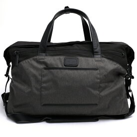 TUMI ボストンバッグ トゥミ 79833GRY TAHOE REGENCY ROLL TOP WEEKENDER タホー リージェンシー ロールトップ ウィークエンダー コットン調ファブリック生地 牛革 【中古】