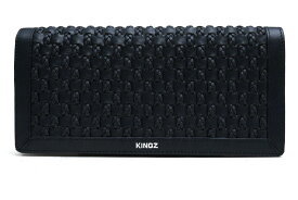 SAMANTHA KINGZ 長財布 サマンサキングズ SA1720AM74294 ヴァーチュー束入れ 牛革 小銭入れあり 二つ折り メッシュ・イントレチャート 【中古】