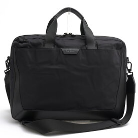 Paul Smith ビジネスバッグ ポールスミス 883714 N253 APS253 ナイロントラベラー リサイクルナイロン 床革 マチ拡張 2WAY ショルダーバッグ 【中古】