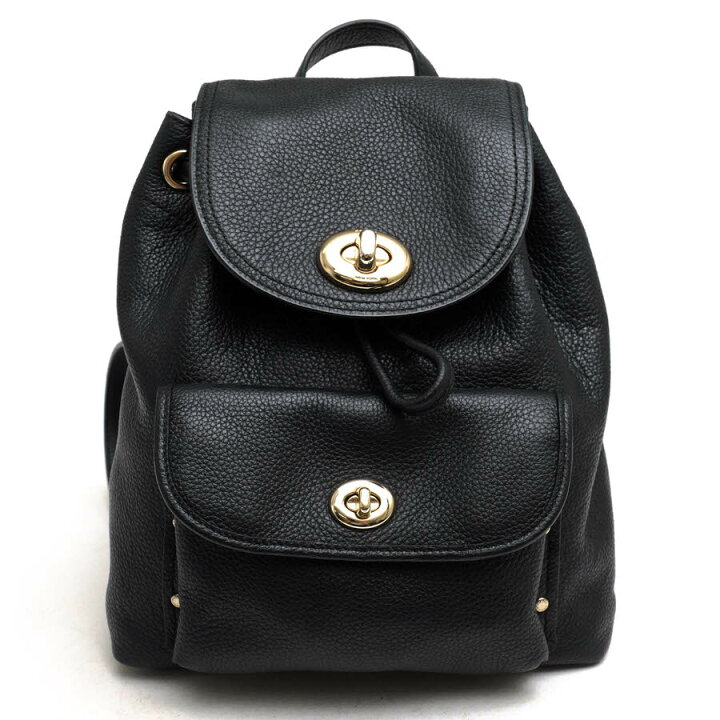 楽天市場】COACH リュック コーチ 37581 Mini Turnlock Rucksack In  