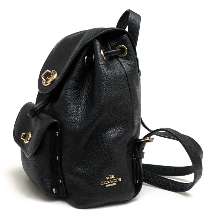 楽天市場】COACH リュック コーチ 37581 Mini Turnlock Rucksack In  