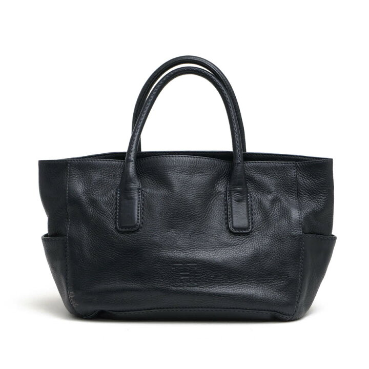 HIROFU ヒロフ ハンドバッグ DUO M デュオ 牛革 シボ革 シュリンク  