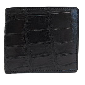 CROIX ROYAL 財布 クロワ・ロワイヤル CRR-CRSK012MC シャムクロコダイル 小銭入れあり 二つ折り 【中古】