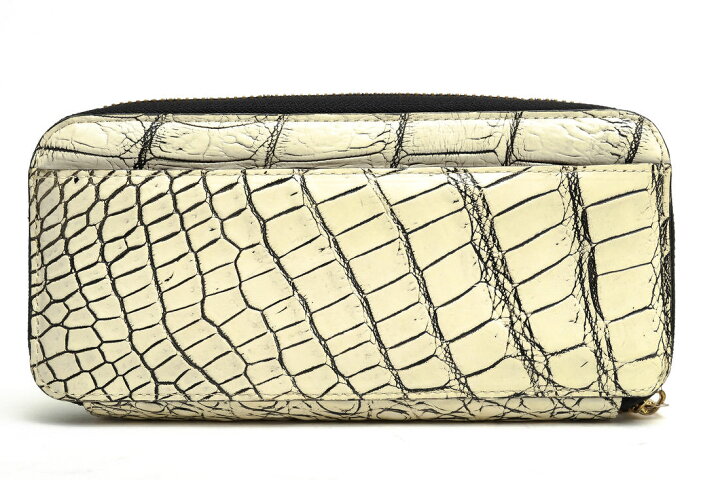 楽天市場】STYLE CROCO 長財布 スタイルクロコ 谷染め 目地染め バニラ  