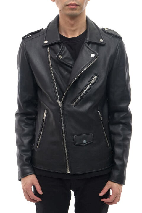 楽天市場】ZARA ダブルライダース ザラ 羊革 ラムスキン 【中古  