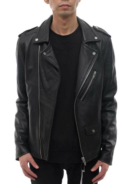 楽天市場】ZARA ダブルライダース ザラ 羊革 ラムスキン 【中古 