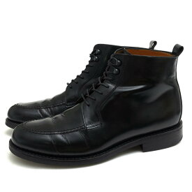 JALAN SRIWIJAYA レースアップブーツ ジャランスリワヤ 98365 1663 U-Tip Boots HI SHINE 牛革 ハイシャインレザー タンカーブーツ Uチップ ダイナイトソール グッドイヤーウェルト製法 【中古】