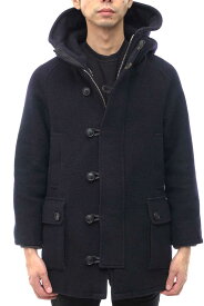 EEL ダッフルコート イール Aurora Man Coat 3.0 オーロラマンコート メルトン リブ フード付き ボア 【中古】