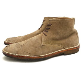 foot the coacher チャッカブーツ フットザコーチャー FT09AW03 MOCCASIN SHOES suede 牛革 デザートブーツ クレープソール モカシン 【中古】