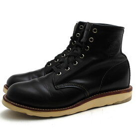 CHIPPEWA ワークブーツ チペワ 90093 6 INCH PLAIN TOE BOOTS 牛革 プレーントゥ グッドイヤーウェルト製法 Vibramソール 【中古】
