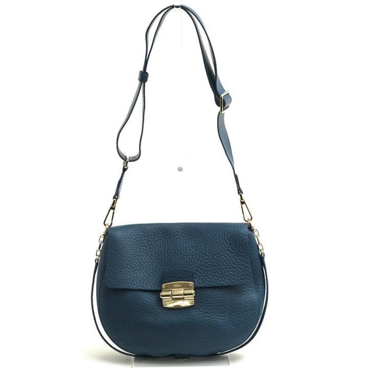 楽天市場】FURLA ショルダーバッグ フルラ CLUB クラブS 牛革 シボ革 