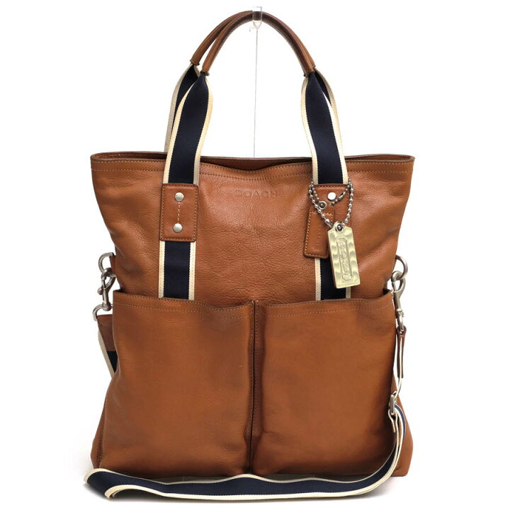 楽天市場】COACH トートバッグ コーチ F70558 Heritage Web Leather  