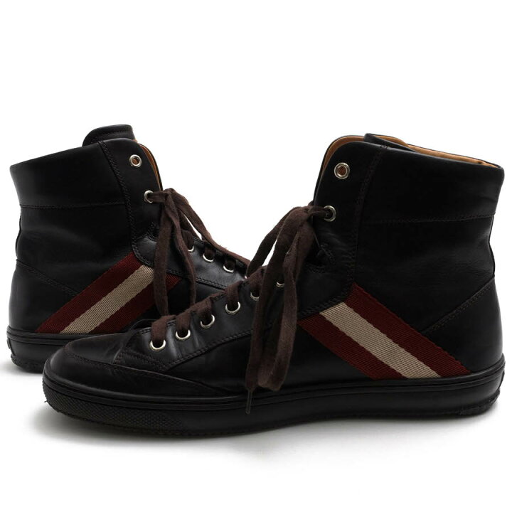楽天市場】BALLY ハイカットスニーカー バリー OLDANI 牛革 カーフ 