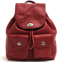 楽天市場】コーチ COACH レザー（カラーレッド）（バックパック  