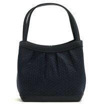 INDENYA 印傳屋 いんでん 鹿革ディアスキン ショルダーバッグ 紺 