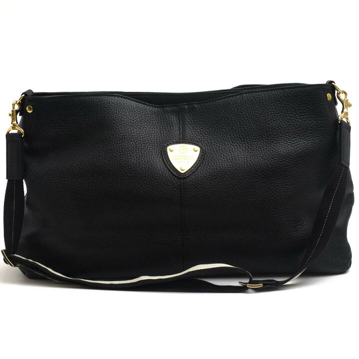 大人気】美品 アタオ エルヴィ ショルダーバッグ 2way シボ革 ネイビー 