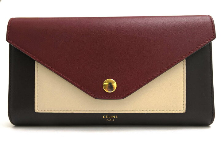 楽天市場】CELINE 長財布 セリーヌ 105853XAB TRIFOLDED MULTIFUNCTION 